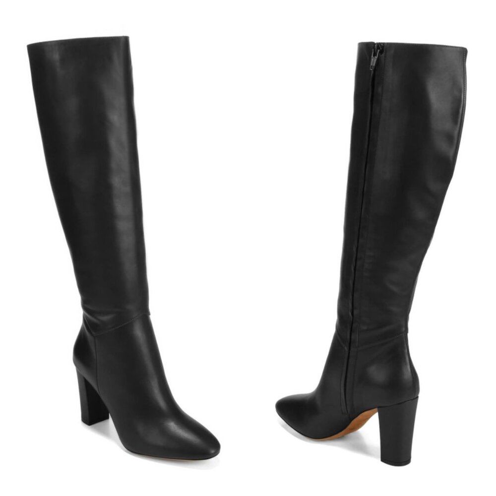 NIB VINCE Vita‎ Leather Knee High Tall Boots in Black Size 8.5, 9, 9.5, 10 - Picture 15 of 16